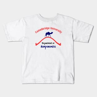 Camelbridge University, Department of Humponomics - Cambridge University Parody Design Kids T-Shirt